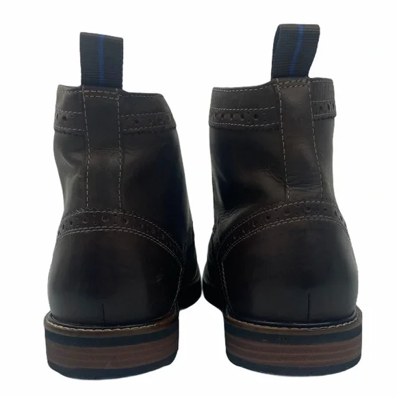 Nunn Bush Odell Wingtip Rust Dress Boots - Picture 4 of 16